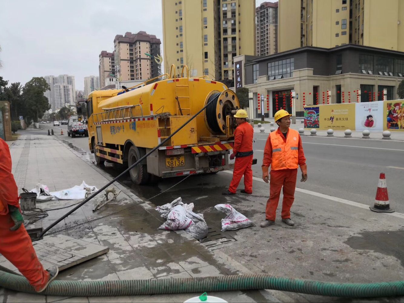 广西排污管道清淤-管道清洗
